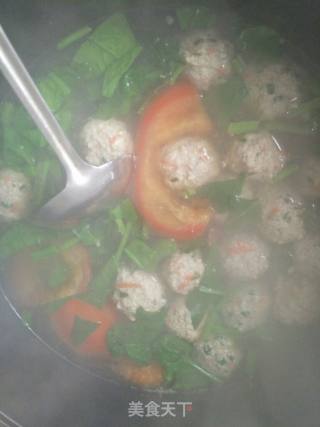 Vegetable Meatball Soup recipe