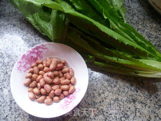 Peanuts Mixed with Lettuce recipe