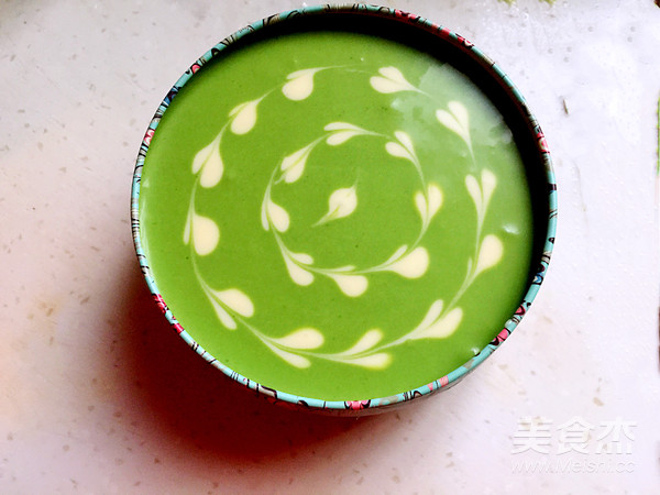 Matcha Red Bean White Chocolate Mousse recipe