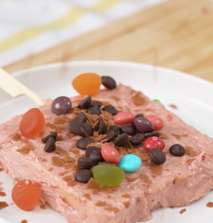 Children's Creative Summer Snack, Chocolate Crispy Frozen Toast recipe