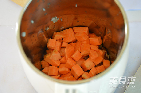 Walnut Sweet Potato Rice Paste recipe