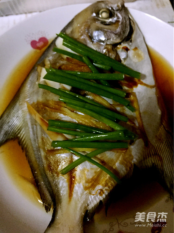 Steamed Pomfret recipe