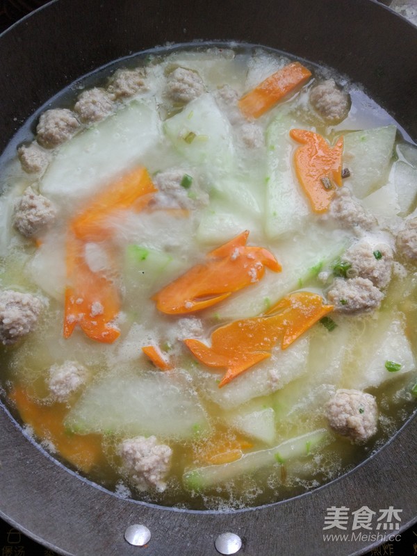 Winter Melon Meatball Soup recipe