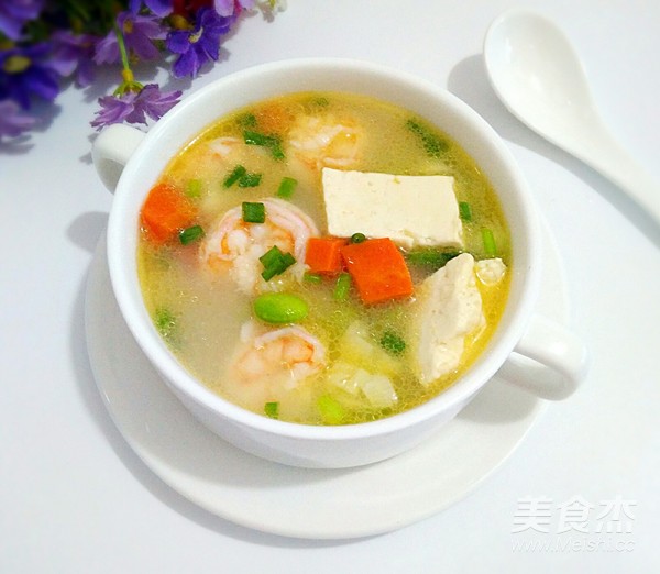 Shrimp Tofu Soup recipe