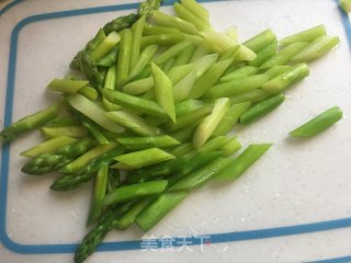 Asparagus Mixed with Shrimp recipe