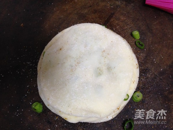 Dumpling Crusted Scallion Pancake recipe