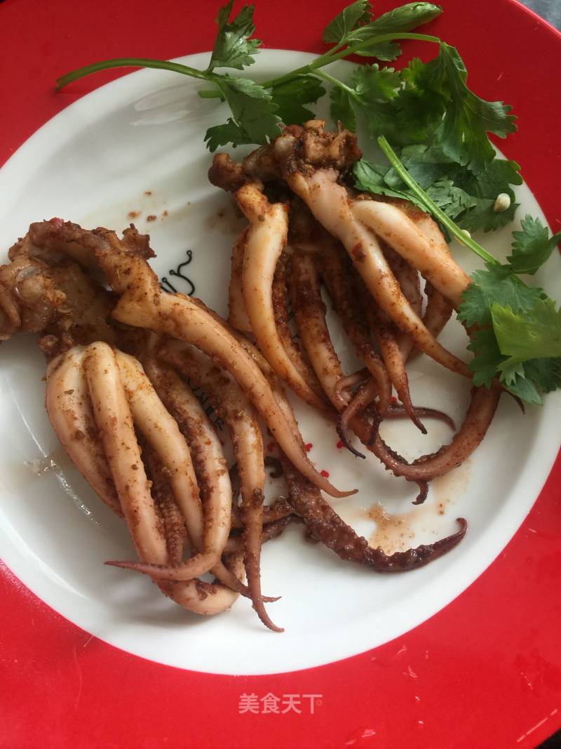 Oven Squid Whiskers recipe