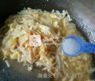 Baby Food Supplement with Cabbage Noodles recipe