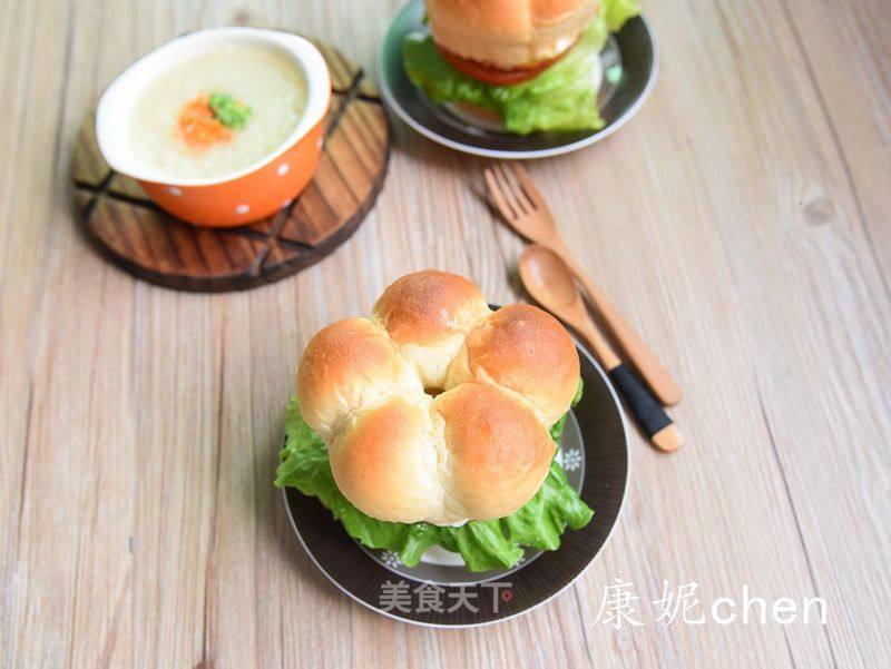 #aca烤明星大赛#flower Hamburger recipe