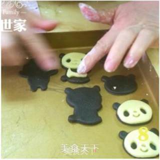 [fanglan Family] Chengdu Image--super Cute Panda Biscuits recipe