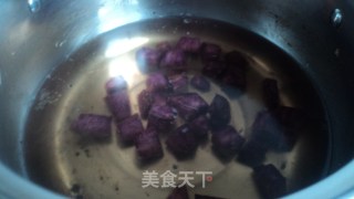 Purple Sweet Potato Dumpling Rice Cake recipe