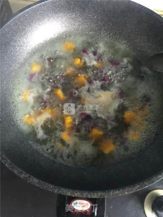 Sakura Coconut Milk Taro Balls recipe