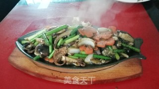 Stir-fried Octopus with Black Pepper Sauce recipe