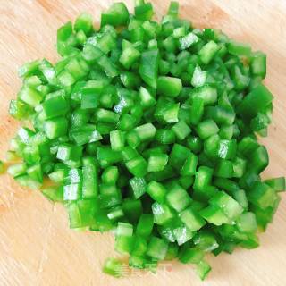 Scrambled Eggs with Green Pepper recipe