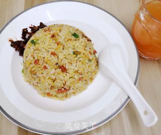 Breakfast Egg Fried Rice recipe