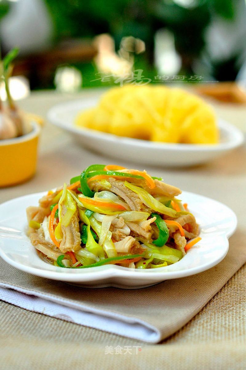 Stir-fried Pork Belly with Chives recipe