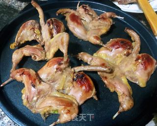 Pan-fried Quail#下酒菜# recipe