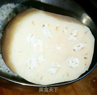 Snow Honey Brown Sugar Glutinous Rice Lotus Root recipe