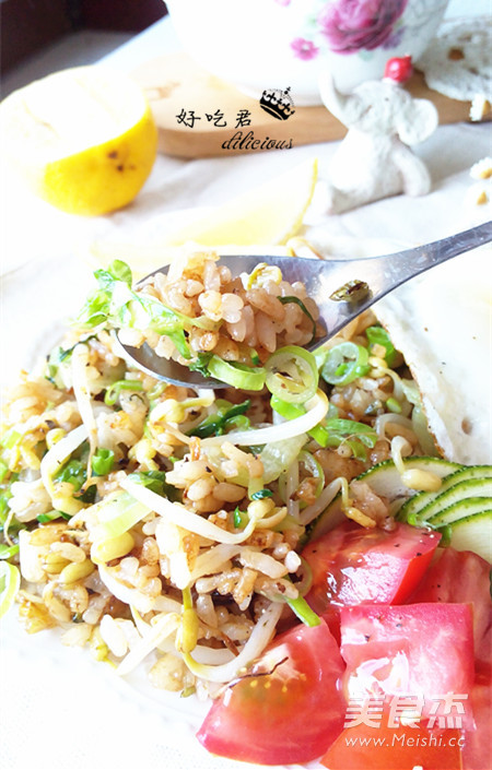 Bean Sprouts Fried Rice recipe