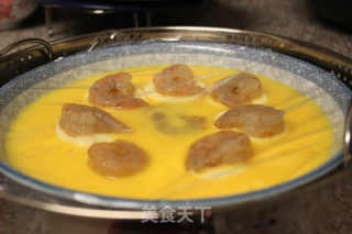 Tofu and Shrimp Egg Custard recipe