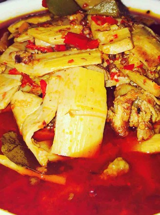 Roast Chicken with Bamboo Shoots