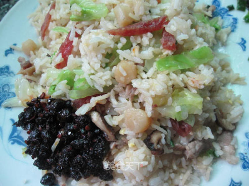 Fried Rice with Scallops recipe