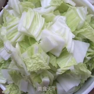Braised Rice Cake with Minced Meat and Cabbage recipe