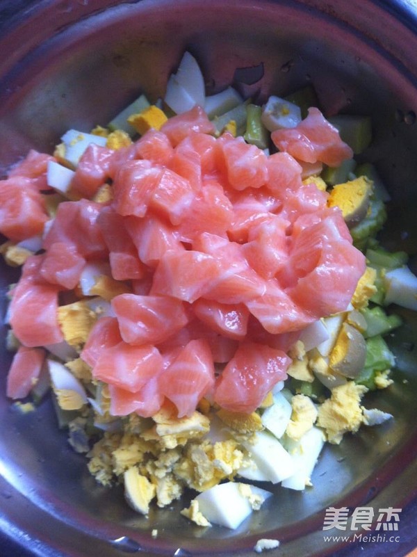 Salmon and Egg Salad recipe