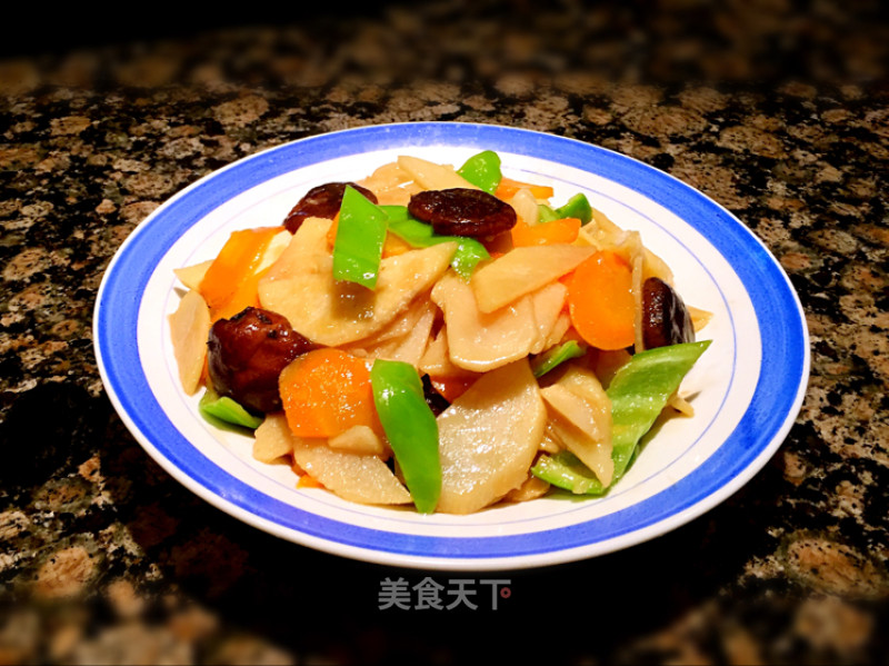 Vegetarian Fried Yam recipe