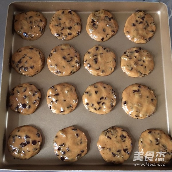 Raisin Chocolate Soft Cookies recipe