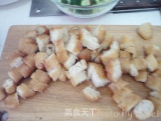 Fruit and Vegetable Salad with Fritters recipe