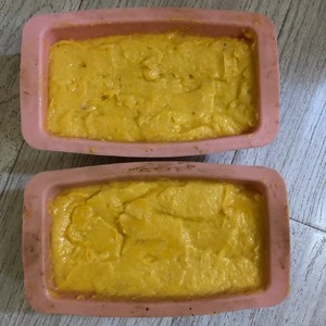 Pumpkin Yam Cake | Microwave Oven Version recipe