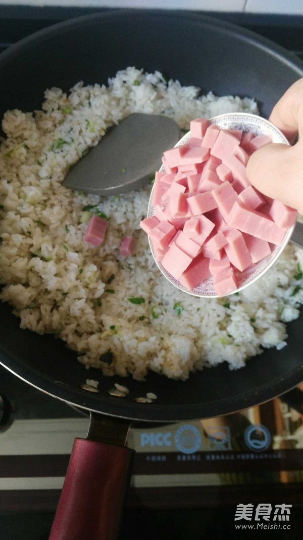 Fried Rice with Lard recipe