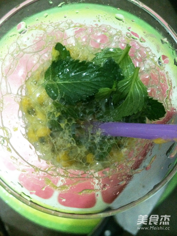 Passion Lemon Mint Water recipe