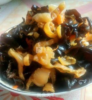 Jellyfish Mixed with Fungus recipe