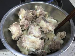 Steak Stewed White Radish recipe