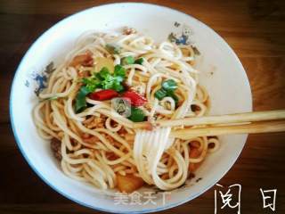 Noodles with Egg and Pork Sauce recipe