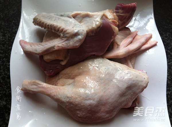 Duck with Orange Peel and Three Cups recipe