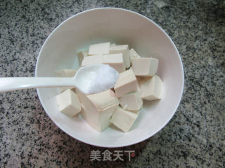 Spicy Sausage Steamed Tofu recipe