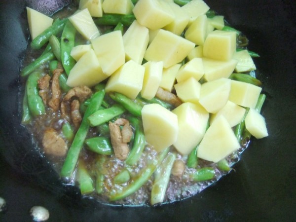 Stewed String Beans with Pork Belly recipe