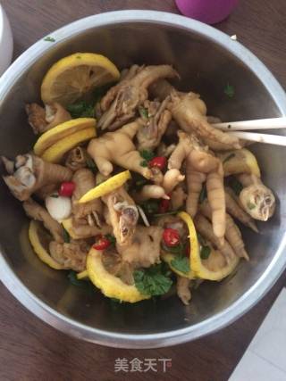 Lemon-flavored Chicken Feet Learned Successfully recipe