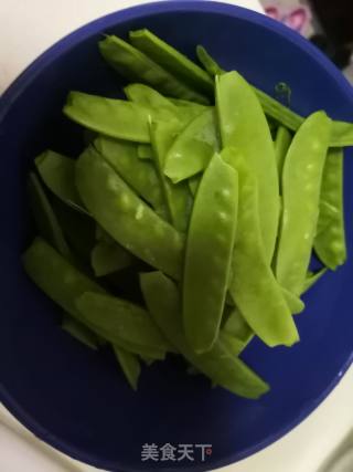 Stir-fried Snow Peas with Corn recipe
