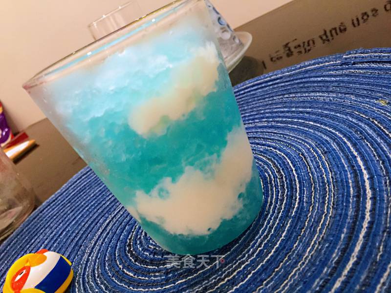 Sand Ice~~blue Sky and White Clouds recipe