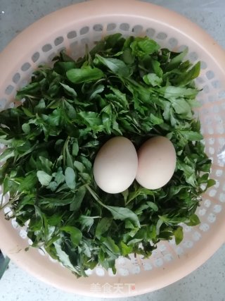 Wolfberry Leaf Egg Soup recipe