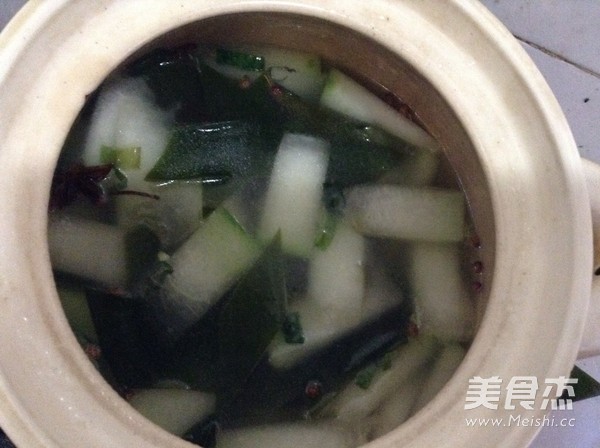 Winter Melon Kelp Vegetarian Soup recipe