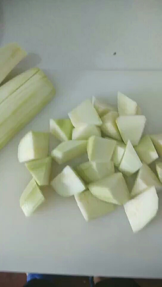 Vegetarian Stewed Horn Melon recipe