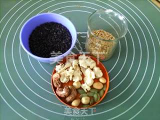 Nut Oats Black Rice Paste recipe