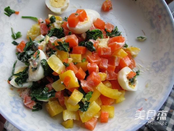 Bell Pepper Vegetable Salad recipe