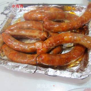 Grilled Pork Sausages-oven Version recipe