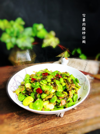 Stir-fried Douban with Pickled Vegetable and Minced Meat recipe